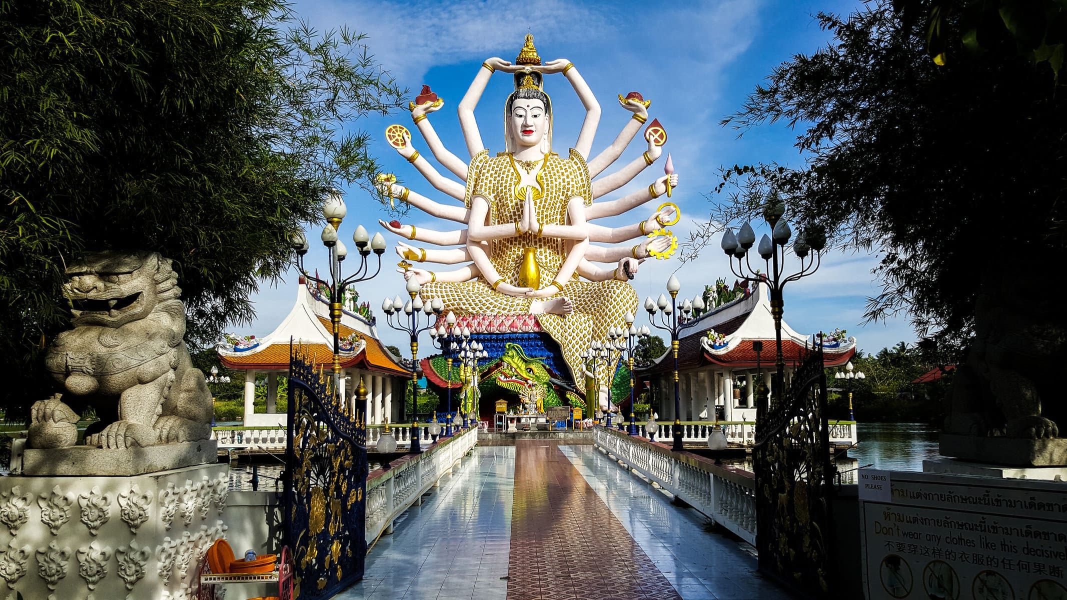 Koh Samui's famous Buddha statue